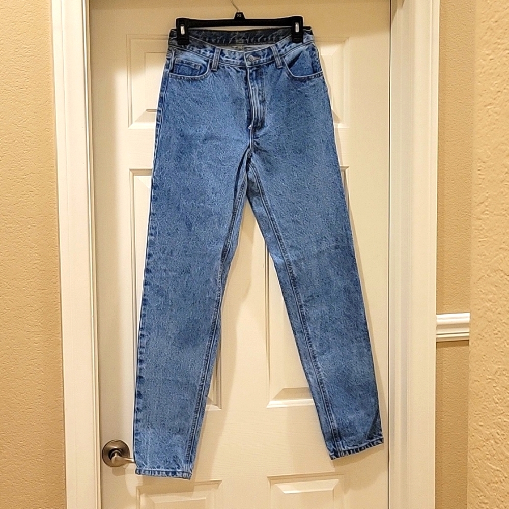 J. Gault medium blue Addison straight leg jeans